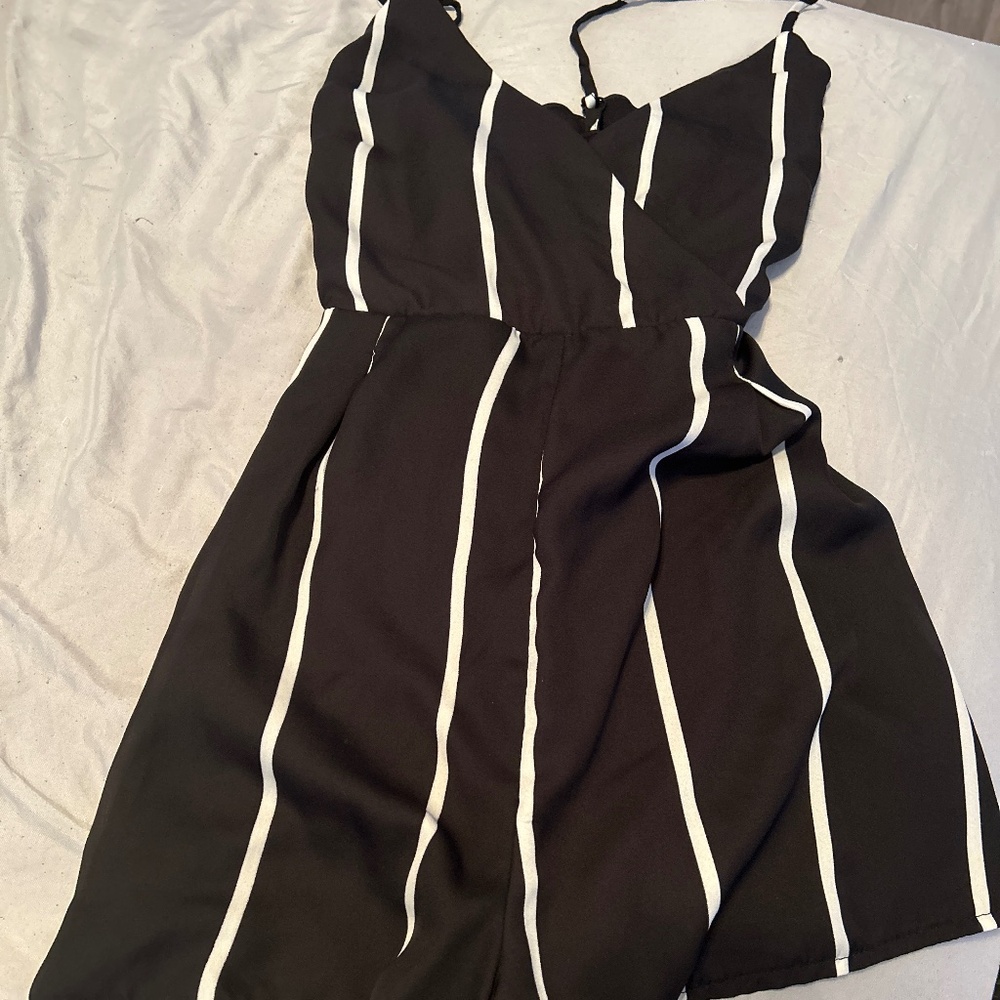 Stripped romper